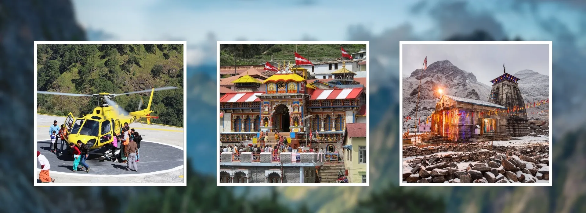 Do Dham Yatra Ex- Dehradun (By Road and Heli)